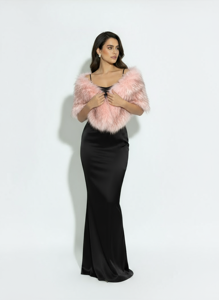 Blush Pink Shoulder Wrap