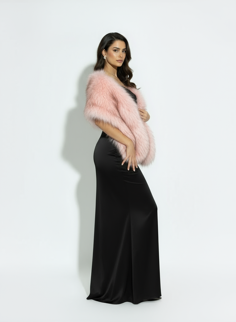 Blush Pink Shoulder Wrap